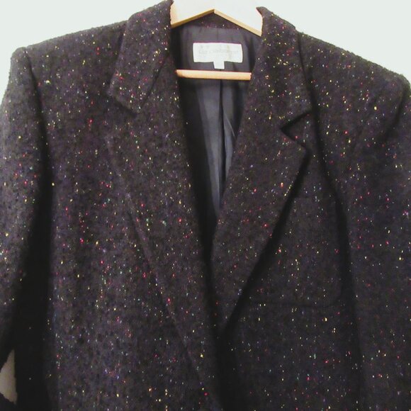 Classy Vintage Liz Claiborne Blazer Jacket 96% Wool Blend - Picture 3 of 9